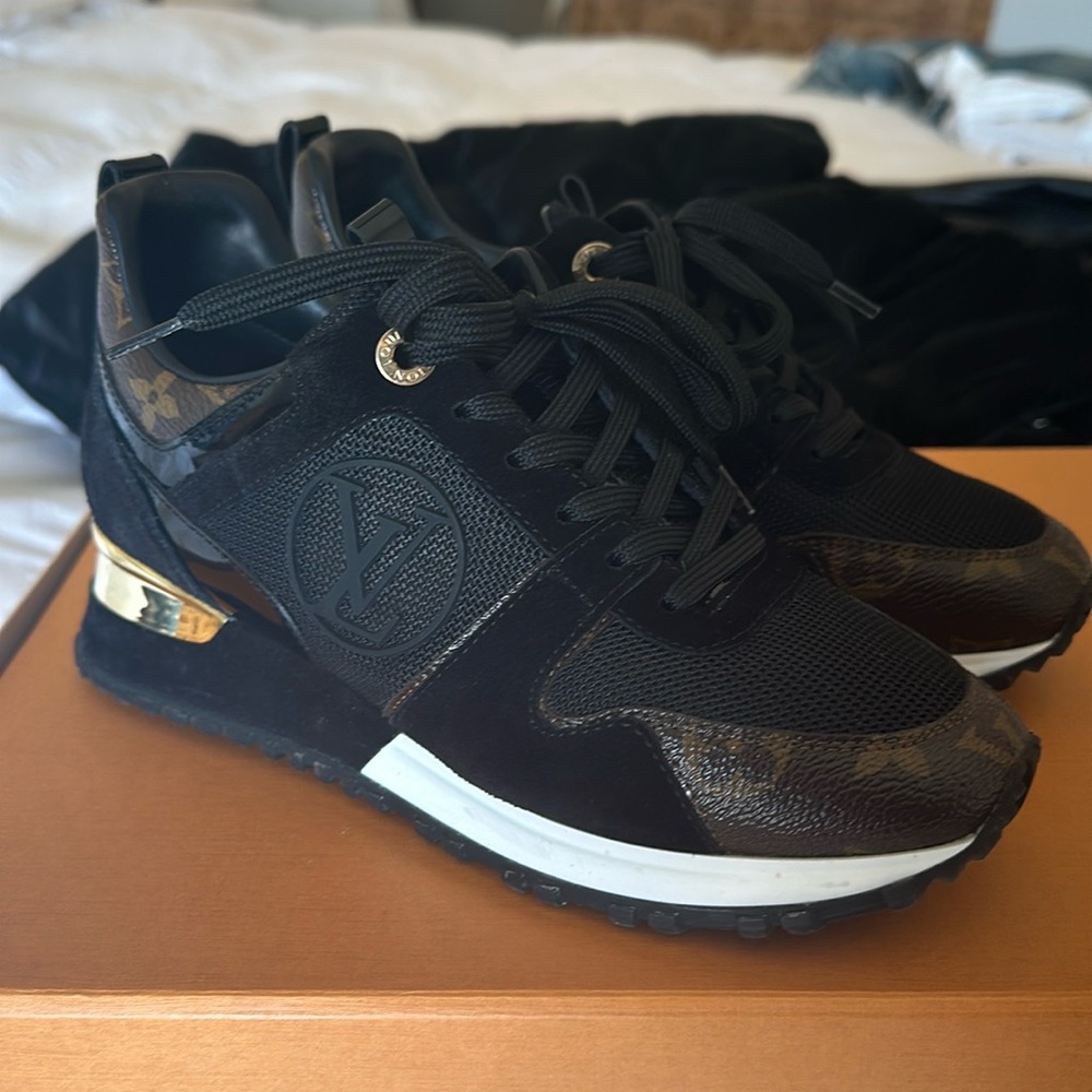 Louis Vuitton wedged sneakers